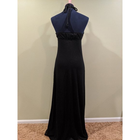 Long Black and Pink Maxi Sundress - Picture 2 of 6